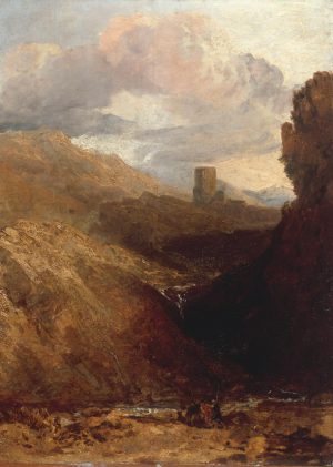 William Turner „Dolbadarn Castle“ 47 x 34 cm