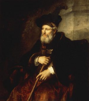 Rembrandt “Bildnis eines sitzenden alten Mannes“ 112 x 128 cm