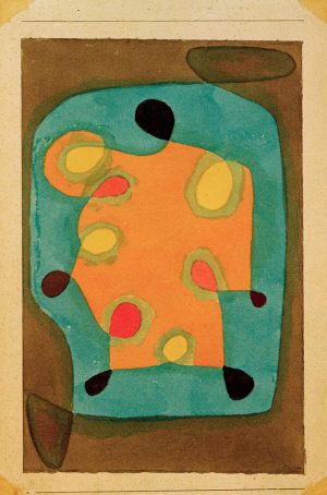 Paul Klee „Entwurf für einen Mantel“ 24 x 38 cm