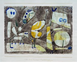 Paul Klee „Ungeheuer in Bereitschaft“ 29 x 21 cm