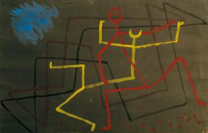 Paul Klee „Gelb unterliegt“ 33 x 22 cm