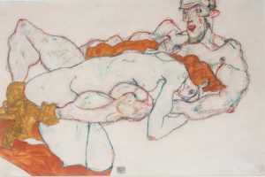 Egon Schiele „Umarmung“ 48 x 32 cm