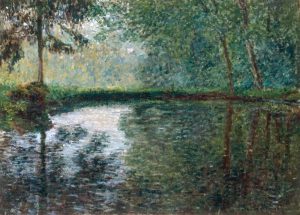 Claude Monet „Winkel des Teichs in Montgeron“ 81 x 60 cm