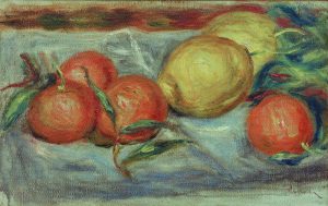 Auguste Renoir „Stilleben mit Zitrusfrüchten“ 29 x 19 cm