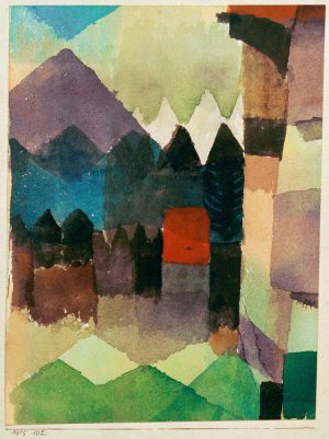 Paul Klee „Föhn im Marcschen Garten“ 15 x 20 cm
