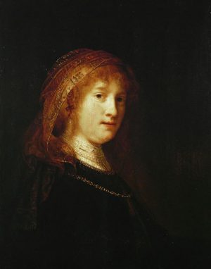 Rembrandt “Saskia mit Schleier“ 45 x 59 cm