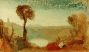 William Turner „Der Nemisee (Lago Nemi)“ 60 x 100 cm