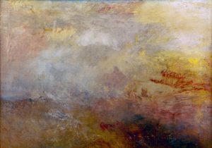William Turner „Stürmische See mit Delphinen“ 90 x 121 cm