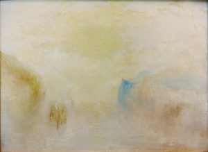 William Turner „Sonnenaufgang mit einem Boot zwischen Landzungen“ 92 x 122 cm
