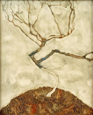 Egon Schiele „Kleiner Baum im Spätherbst“ 34 x 42 cm