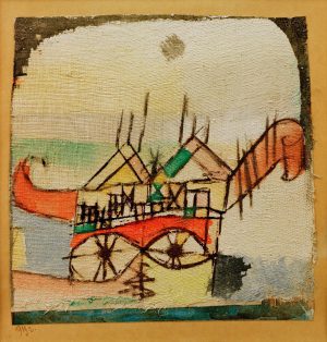 Paul Klee „Sphinxartig“ 20 x 20 cm