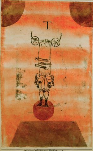 Paul Klee „Weibsteufel, die Welt beherrschend“ 28 x 44 cm