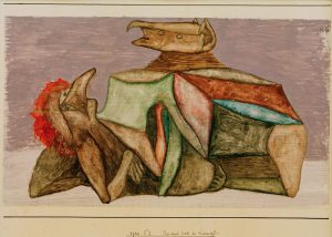 Paul Klee „Pop und Lok im Kampf“ 33 x 19 cm