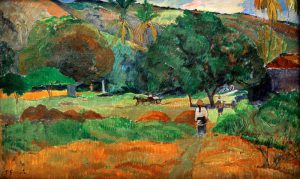 Paul Gauguin „Das kleine Tal (Le Vallon)“  68 x 42 cm