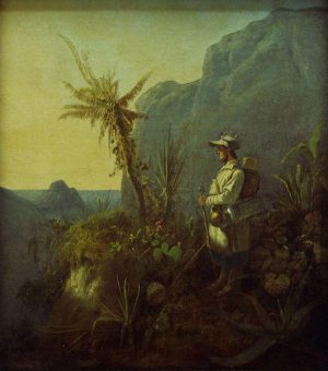 Spitzweg Carl „Der Naturforscher in den Tropen“ 43 x 49 cm