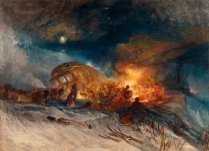 William Turner „Schneesturm auf Tarrar“ 55 x 48 cm