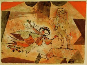 Paul Klee „Botschaft des Luftgeistes“ 32 x 24 cm