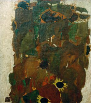 Egon Schiele „Sonnenblumen 1“ 81 x 90 cm