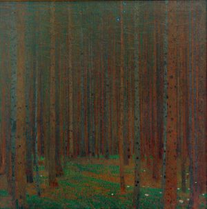 Gustav Klimt „Tannenwald I“ 90 x 91 cm