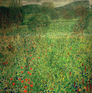 Gustav Klimt „Gartenlandschaft“ 99 x 99 cm