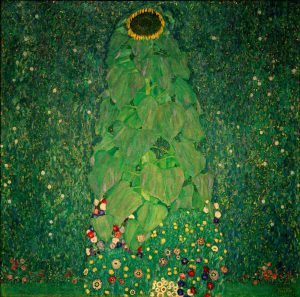 Gustav Klimt „Die Sonnenblume“ 110 x 110 cm