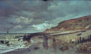 Claude Monet „Pointe de la Heve bei Ebbe“ 150 x 90 cm