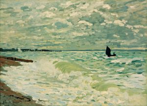 Claude Monet „Das Meer bei Sainte-Adresse“ 81 x 60 cm