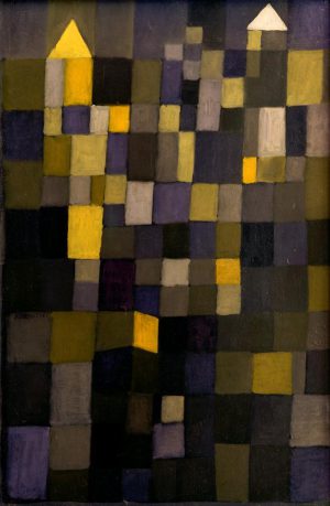 Paul Klee „Architektur“ 39 x 89 cm