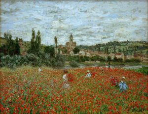 Claude Monet „Mohnfeld bei Vetheuil“ 90 x 70 cm
