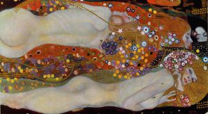 Gustav Klimt „Wasserschlangen II (Die Freundinnen)“ 145 x 80 cm