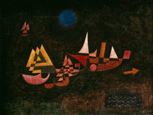 Paul Klee „Abfahrt der Schiffe“ 66 x 51 cm