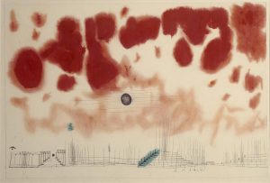 Paul Klee „Gewölk über Bor“ 46 x 31 cm
