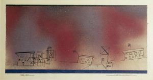 Paul Klee „Festtag im Winter“ 30 x 15 cm