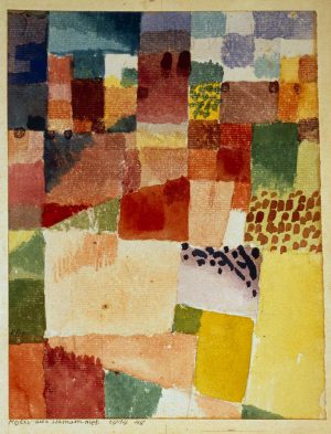 Paul Klee „Motiv aus Hamammet“ 16 x 20 cm