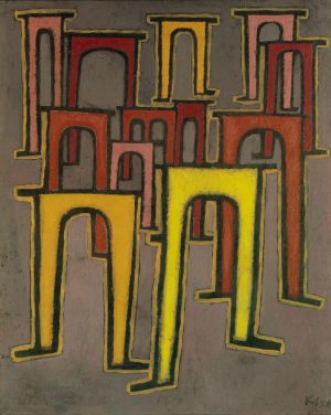 Paul Klee „Revolution des Viadukts“ 50 x 60 cm