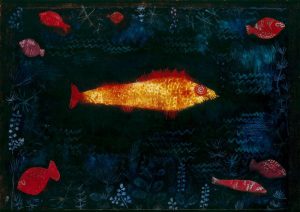 Paul Klee „Der goldene Fisch“ 69 x 49 cm