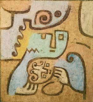 Paul Klee „Mutter mit Kind“ 52 x 56 cm