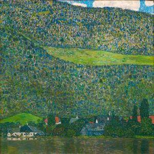 Gustav Klimt „Unterach am Attersee“ 110 x 110 cm
