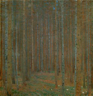 Gustav Klimt „Kiefernwald“ 89 x 90 cm