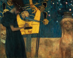Gustav Klimt „Die Musik“ 45 x 37 cm