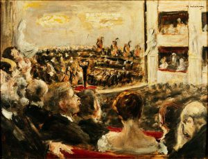 Max Liebermann „Im Konzert“ 50 x 38 cm
