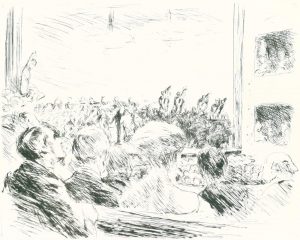 Max Liebermann „Das Symphoniekonzert“ 30 x 24 cm