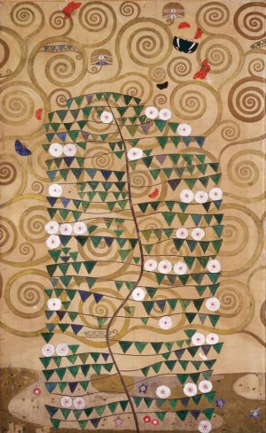 Gustav Klimt „Der Lebensbaum mit blühendem Strauch“ 120 x 195 cm