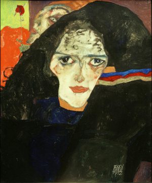 Egon Schiele „Trauernde Frau“ 34 x 43 cm