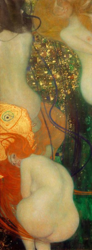 Gustav Klimt „Goldfische“ 67 x 181 cm