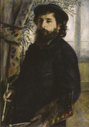 Auguste Renoir „Portrait von Claude Monet“ 60 x 85 cm
