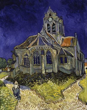 Vincent van Gogh “Die Kirche in Auvers-sur-Oise” 94 x 74,5 cm