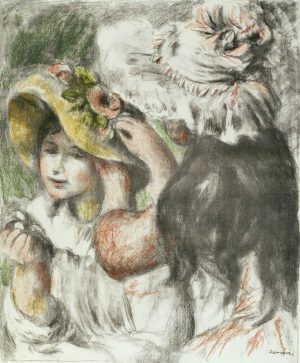 Auguste Renoir „Der mit Nadel befestigte Hut“ 49 x 69 cm