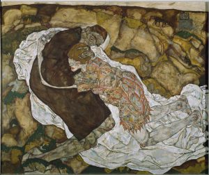 Egon Schiele „Der Tod und das Mädchen“ 180 x 150 cm