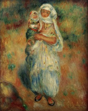 Auguste Renoir „Algerierin mit Kind“ 32 x 41 cm